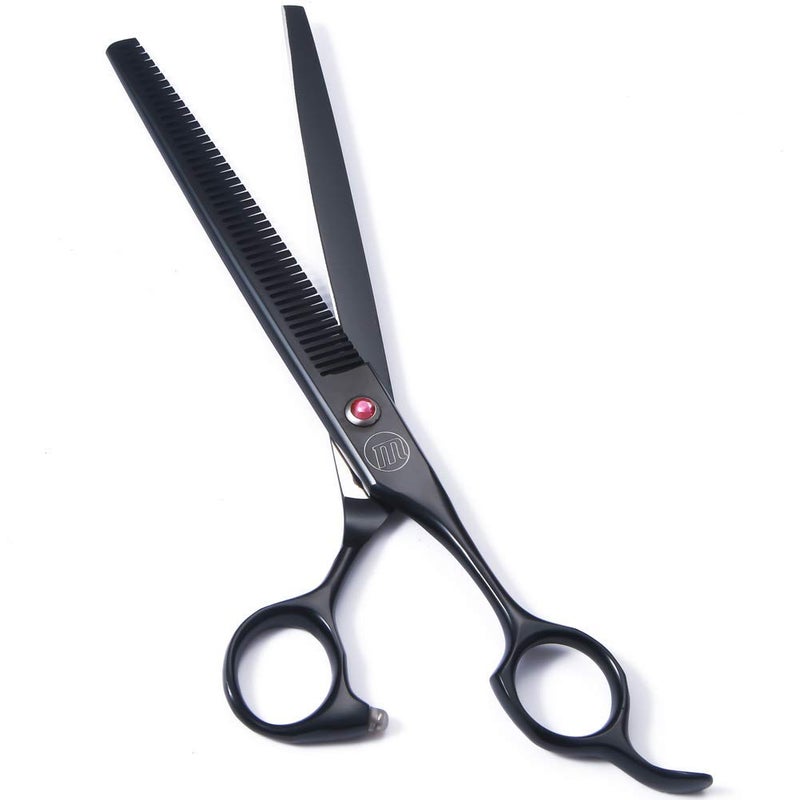 Moontay Professional Dog Grooming Scissors Set, 7 Inch/8 Inch Pet Grooming Scissors Chunkers Shears for Dog, Curved Dog Grooming Scissors, Thinning Shears for Dog with Grooming Comb - Image 5